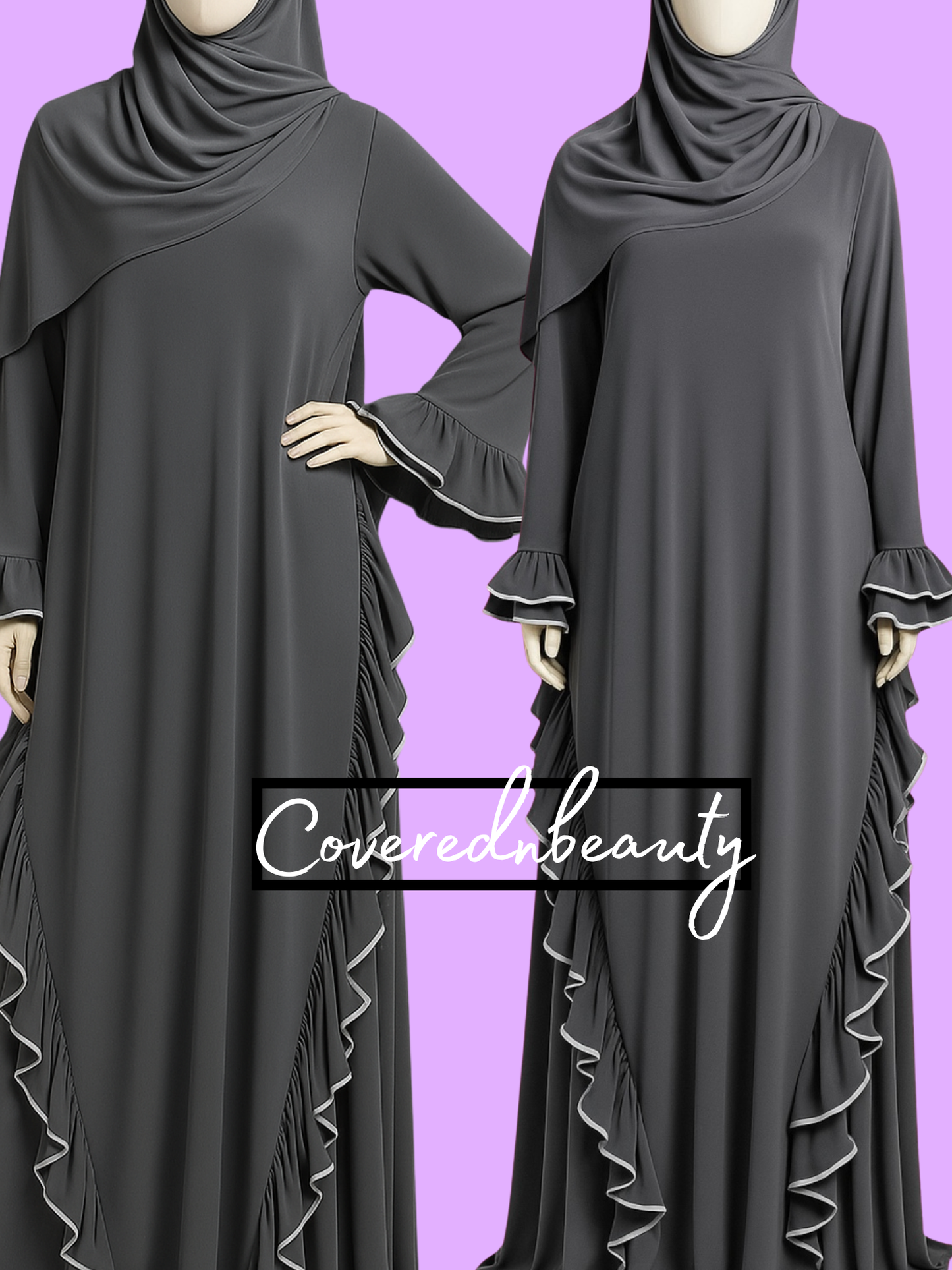 Noor Ruffled Abaya