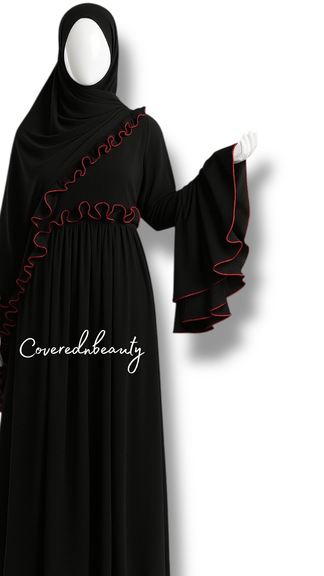 The Ruffled Amirah Abaya