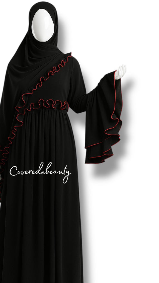 The Ruffled Amirah Abaya